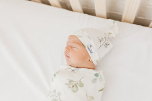 Knit Swaddle Blanket, Haven | Copper Pearl