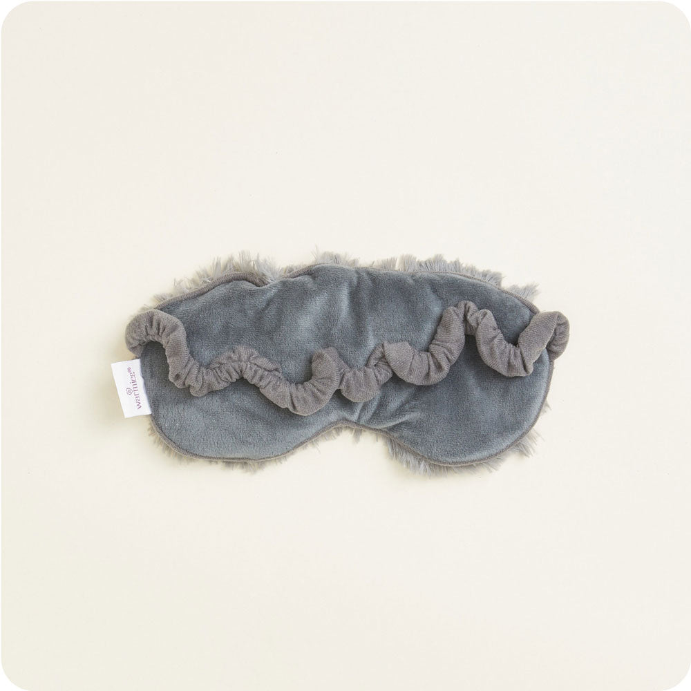 Warmies Eye Mask, Marshmallow Gray | Lavender & Flax Heating Mask Pad