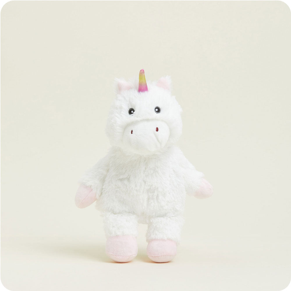 Warmies Junior 9" Unicorn, White