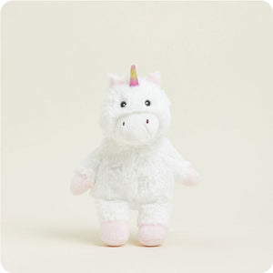 Warmies Junior 9" Unicorn, White