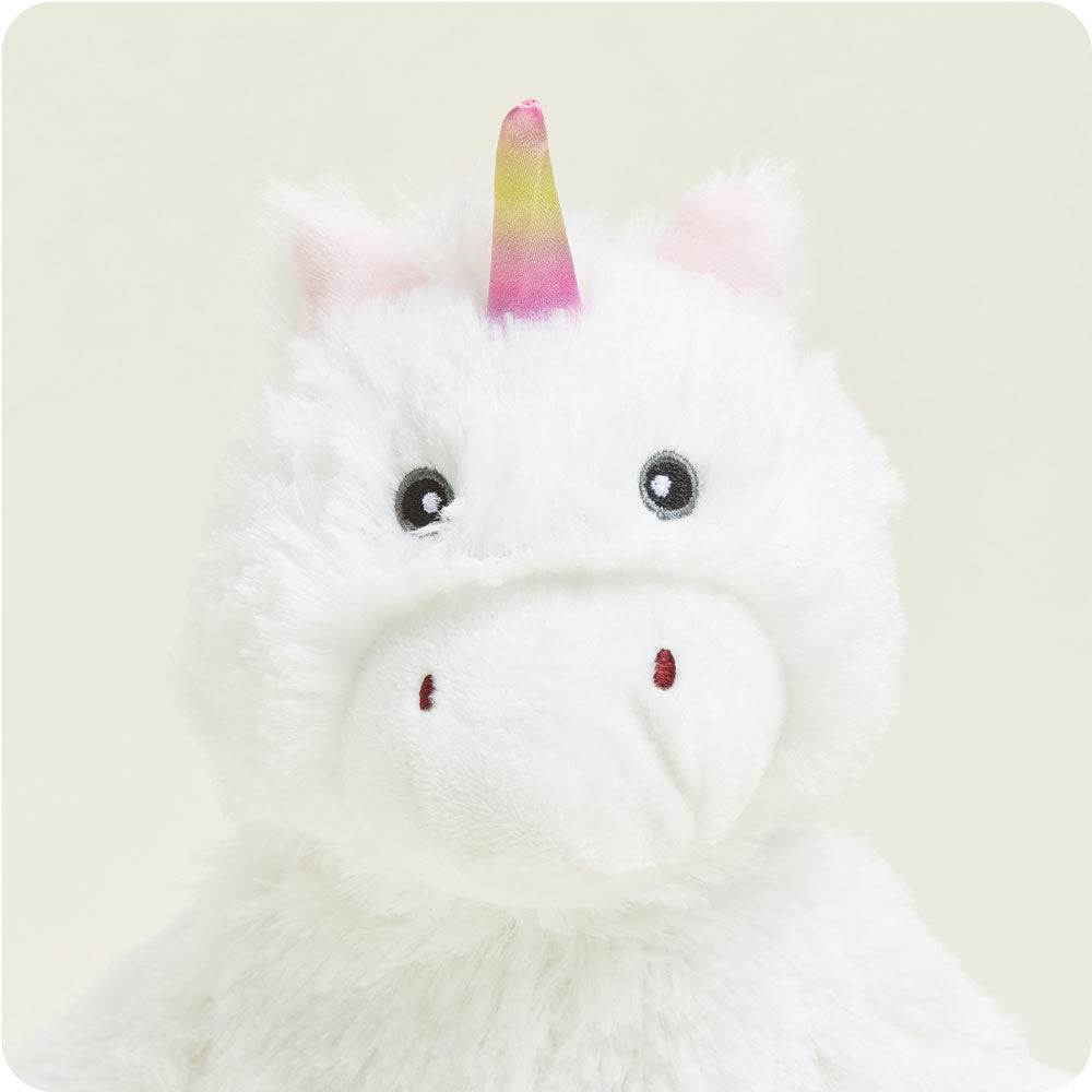 Warmies Junior 9" Unicorn, White