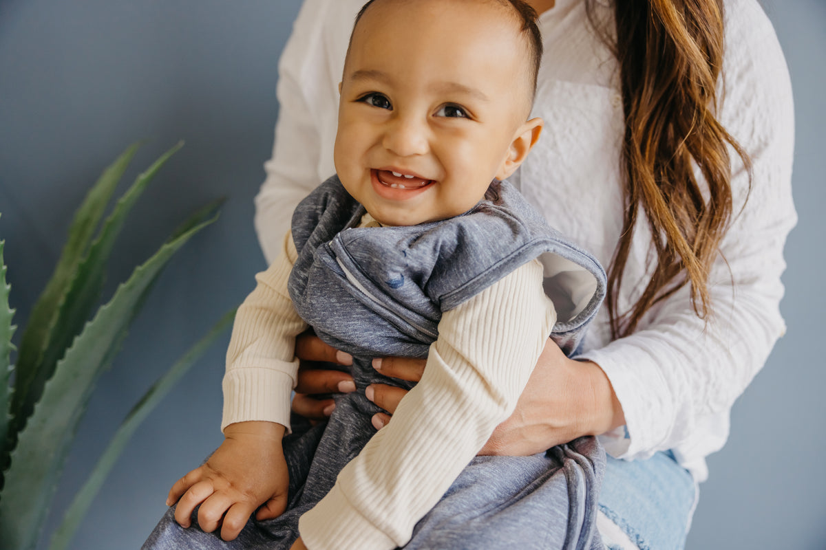 Cloud Sleep Bag, Denim | Copper Pearl