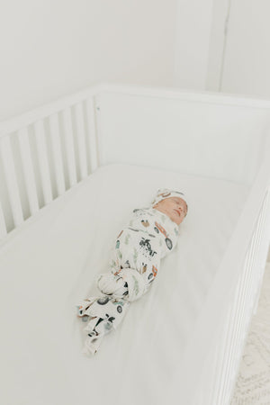 Knit Swaddle Blanket, Jo | Copper Pearl