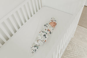 Knit Swaddle Blanket, Jo | Copper Pearl