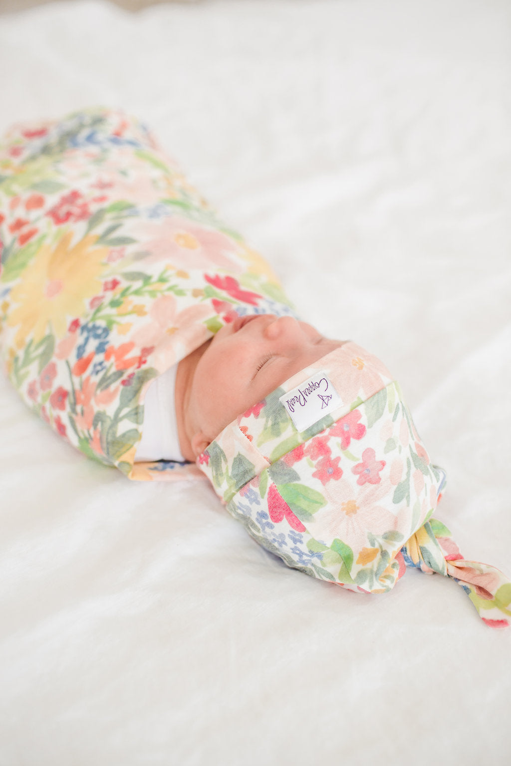 Knit Swaddle Blanket, Lark | Copper Pearl