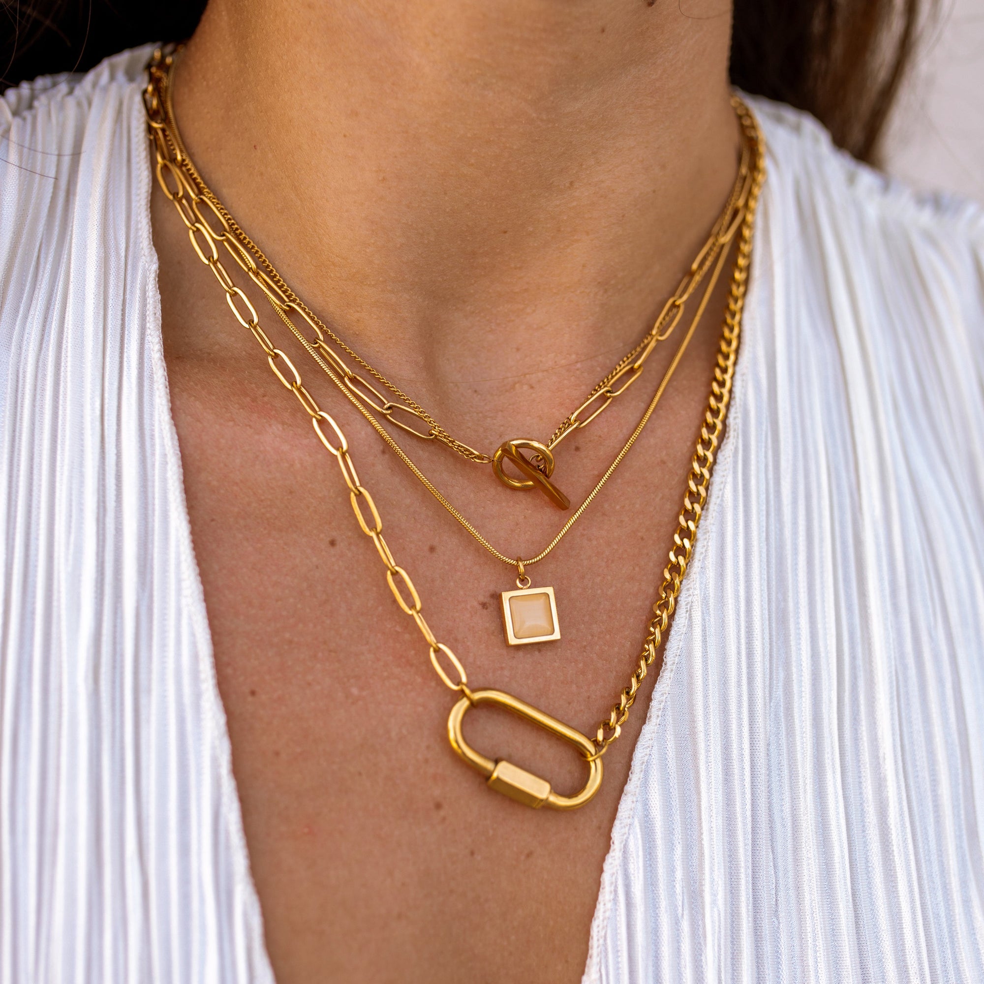 Grounded Necklace, Gold | ALCO Jewelry