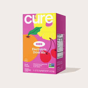 Cure Kids Hydration Mix, 6 Serving Box | Fruit Punch