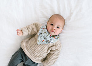 Bandana Bibs, Lumberjack | Copper Pearl