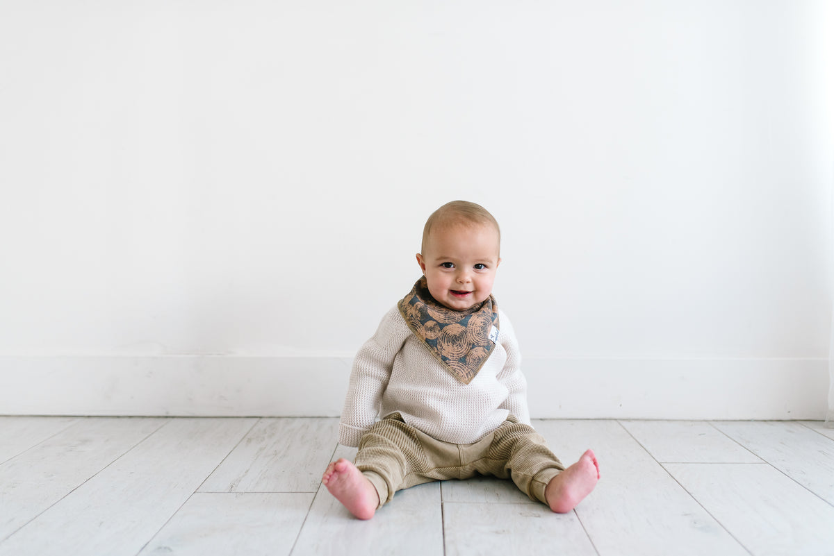 Bandana Bibs, Lumberjack | Copper Pearl