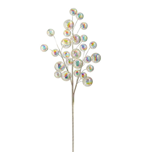 Iridescent Ball Ornament Spray | RAZ Imports - Holiday & Christmas Decor