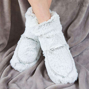 Microwavable Boots, Gray Marshmallow | Warmies