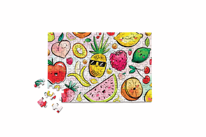 Mini Puzzle, Funny Fruit 150 Piece | Micro Jigsaw Puzzle