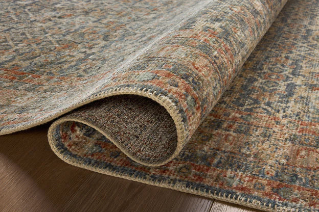 Heritage Rug HER-12 Blue / Rust