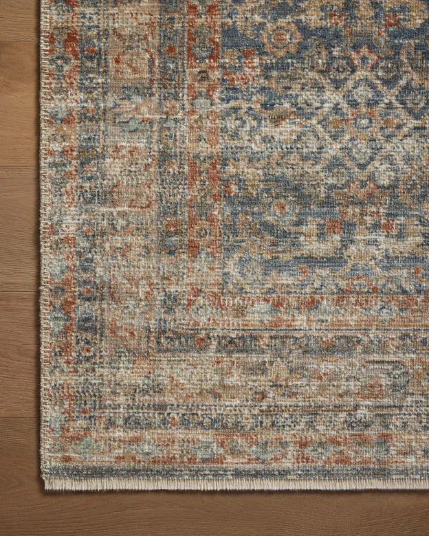 Heritage Rug HER-12 Blue / Rust