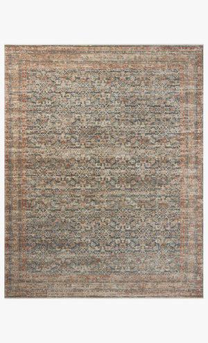 Heritage Rug HER-12 Blue / Rust