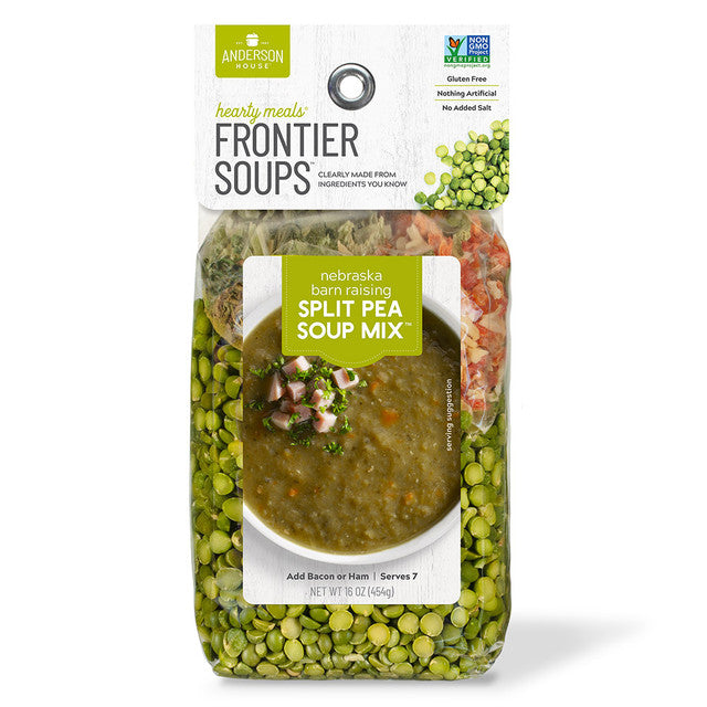 Split Pea Soup Mix Nebraska Barn Raising | Frontier Soups