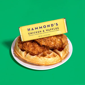 Chicken & Waffles Milk Chocolate Candy Bar | Hammond's Candies