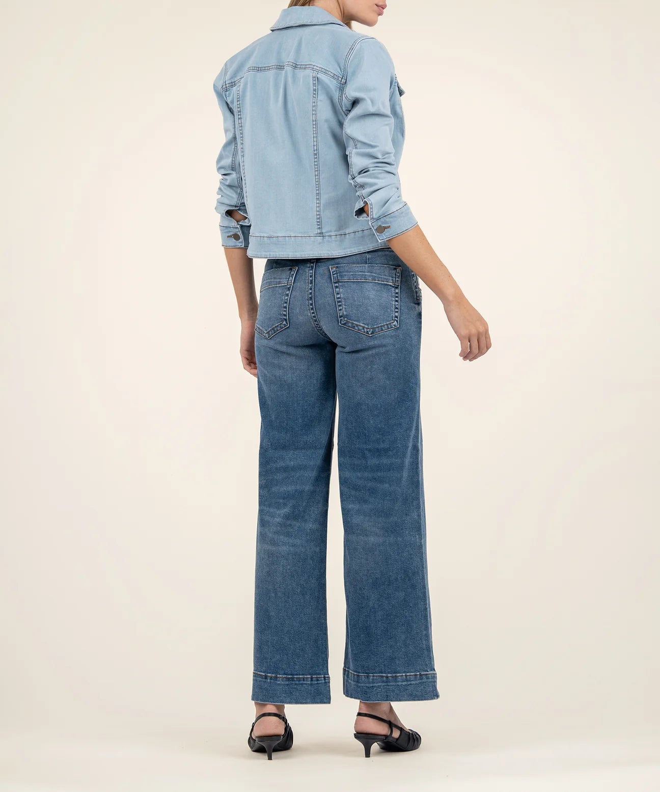 Julia Crop Denim Jacket, Investigate | KUT from the Kloth