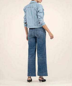 Julia Crop Denim Jacket, Investigate | KUT from the Kloth