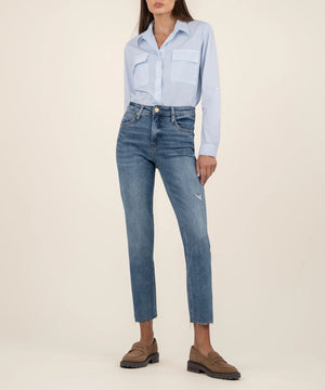 Rachel High Rise Mom Jeans, Magically Wash Medium | KUT from the Kloth