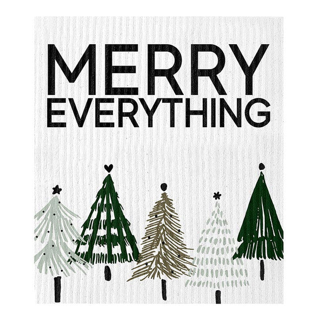 Merry Everything Swedish Dishcloth