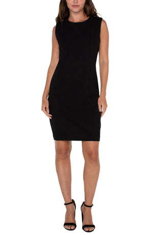 Sleeveless Sheath Dress, Black | LIVERPOOL