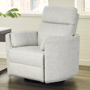 Radius Swivel Glide Reclining Power Chair - Quartz Fabric