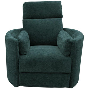 Radius Swivel Glide Recliner Power Chair - Peacock Fabric