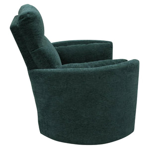 Radius Swivel Glide Recliner Power Chair - Peacock Fabric