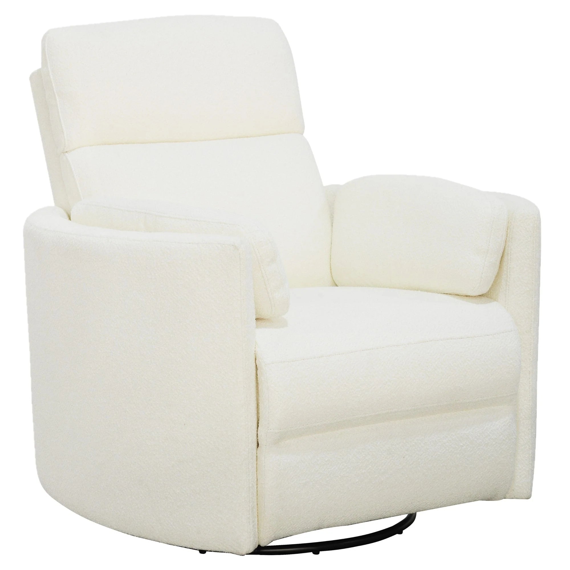 Radius Swivel Glide Recliner Power Chair - Revel Oyster Fabric