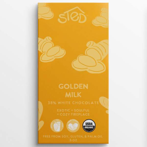 Golden Milk, Chocolate Bar | Sted