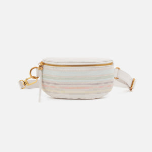 Fern Belt Bag, White | HOBO