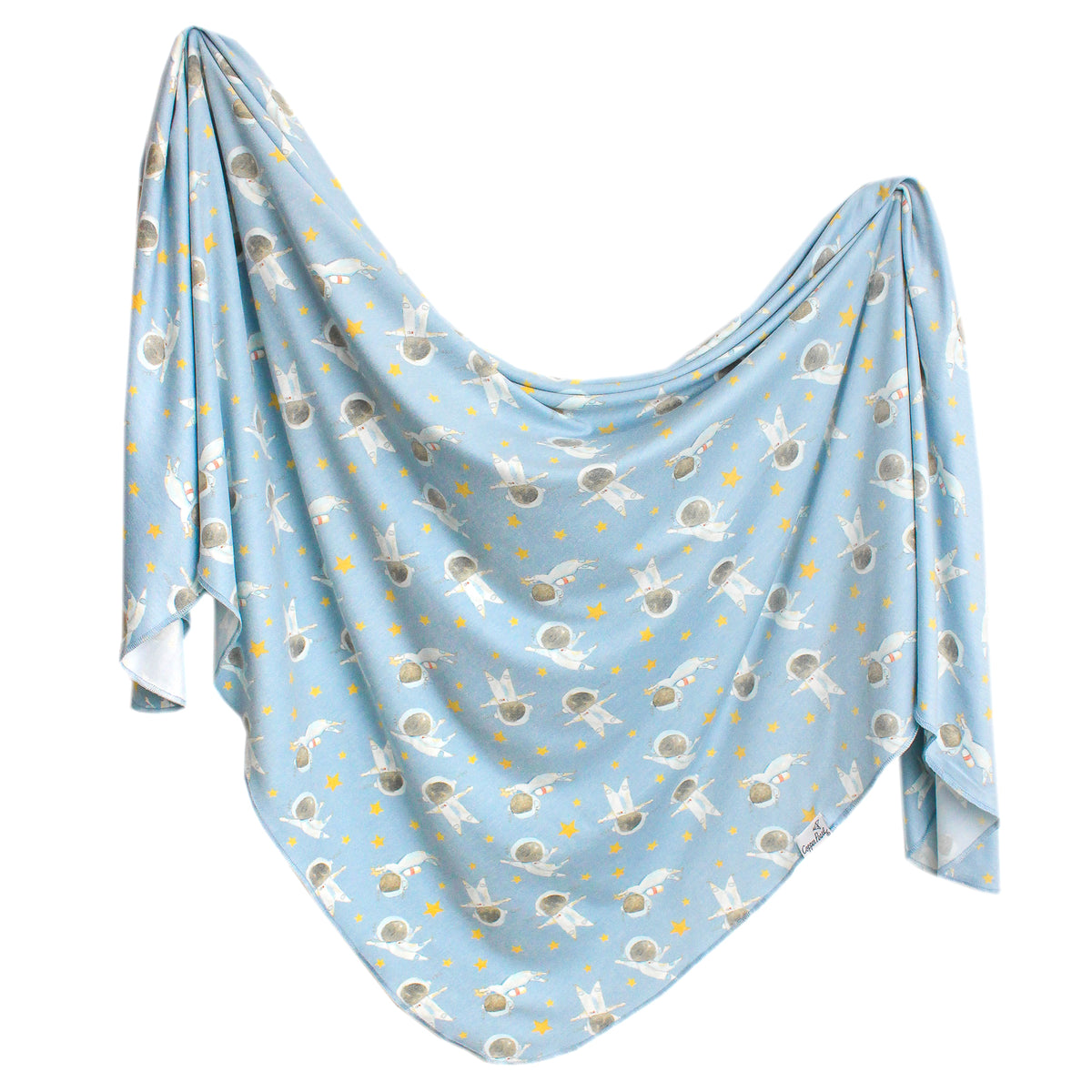 Knit Swaddle Blanket, Neil | Copper Pearl