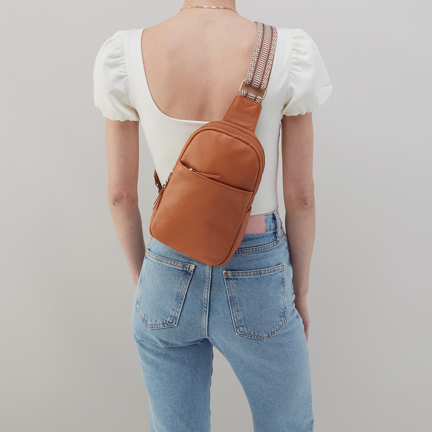 Cass Sling Backpack Purse, Butterscotch | HOBO