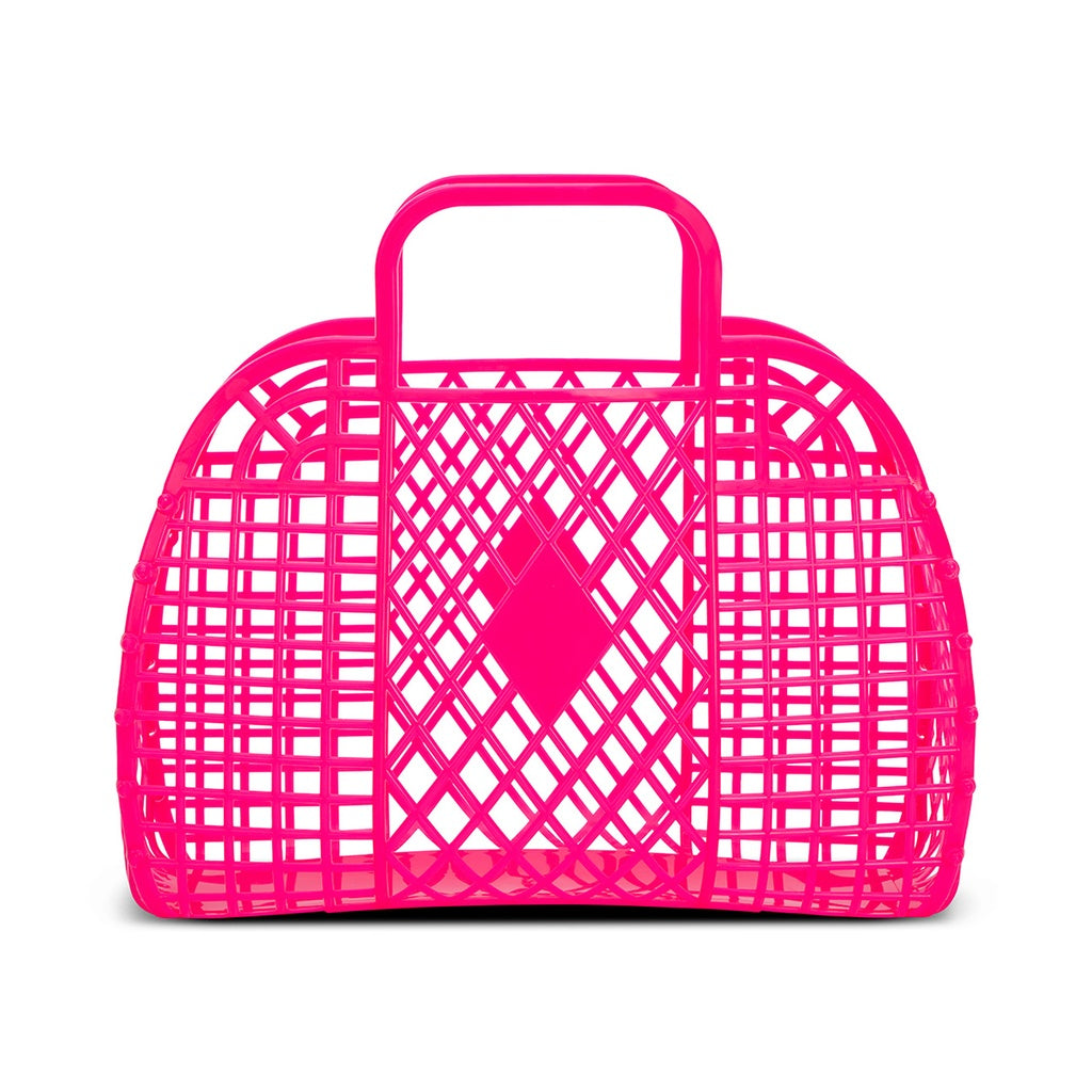 Neon Pink Jelly Bag, Large