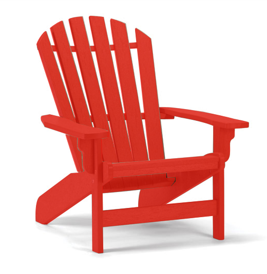 Coastal Adirondack Chair, Solid Color | Breezesta