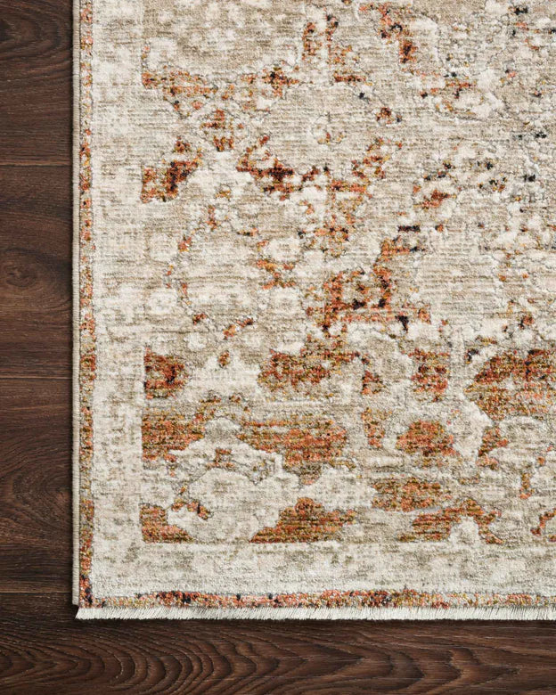 Theia Rug THE-07 Natural / Rust