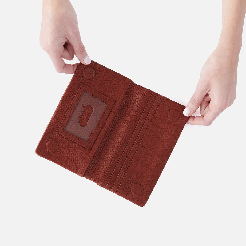 Lumen Continental Wallet, Tuscan Brown | HOBO