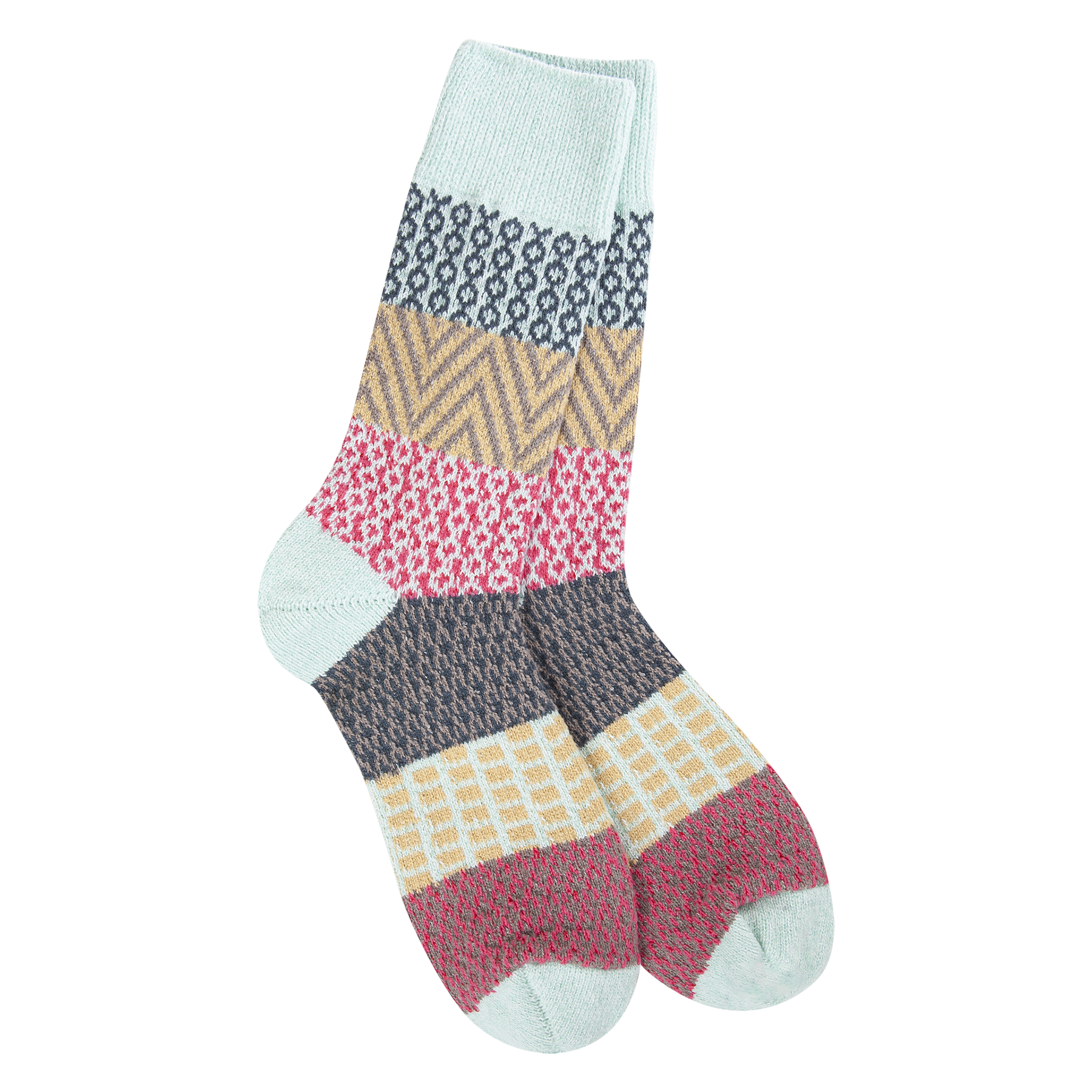 World's Softest Gallery Crew Socks- Boho