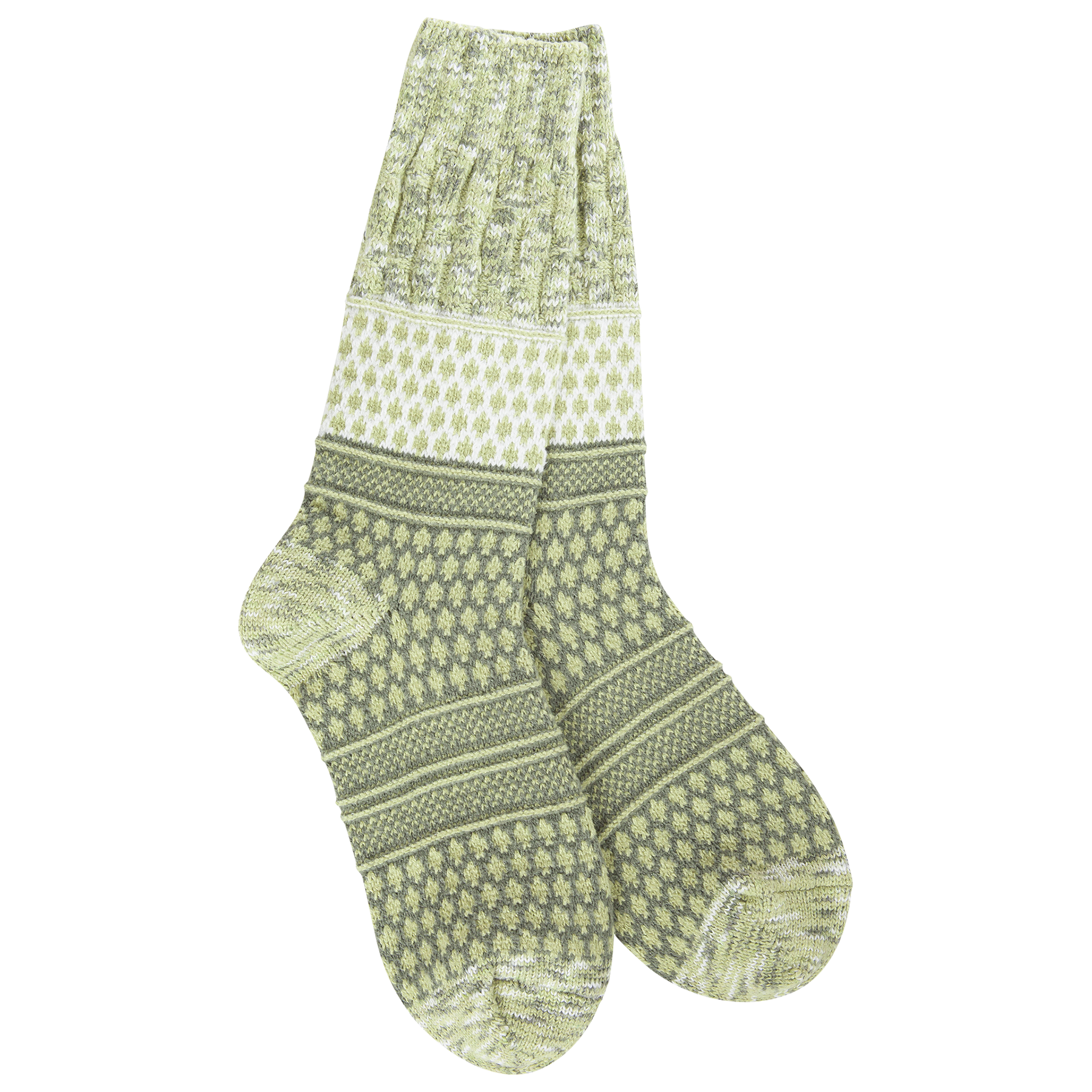 World's Softest Gallery Crew Socks - Envy Multi