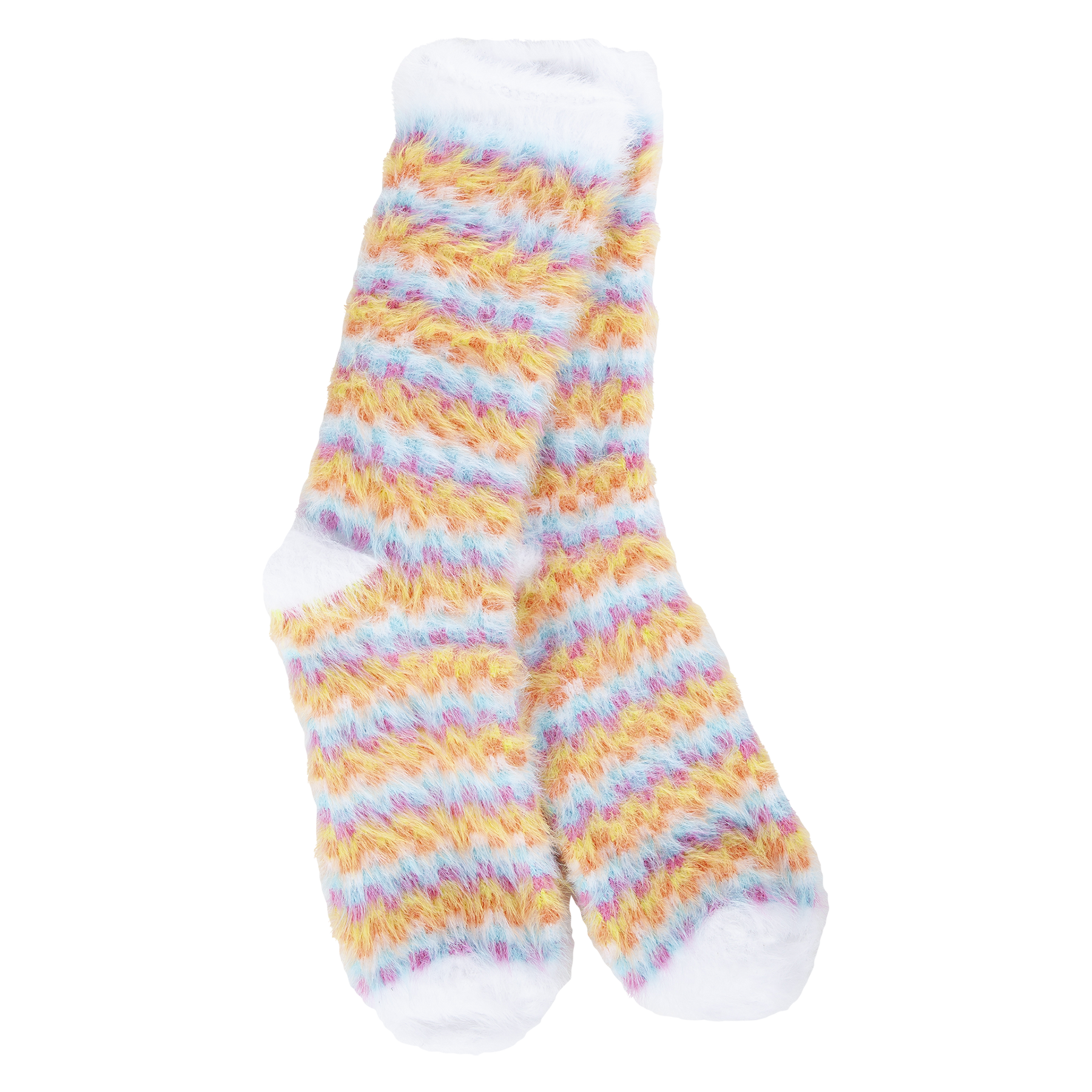 World's Softest Socks Holiday Weekend Feather Crew - Wonderland Check