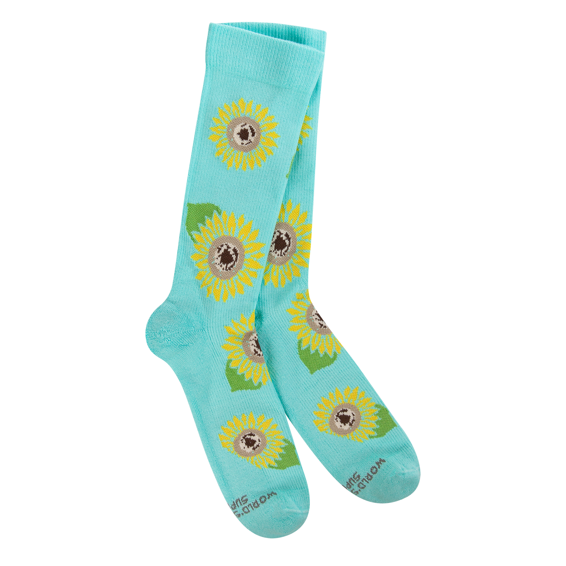 World's Softest Sensitive Support Socks - Riviera Sunflower