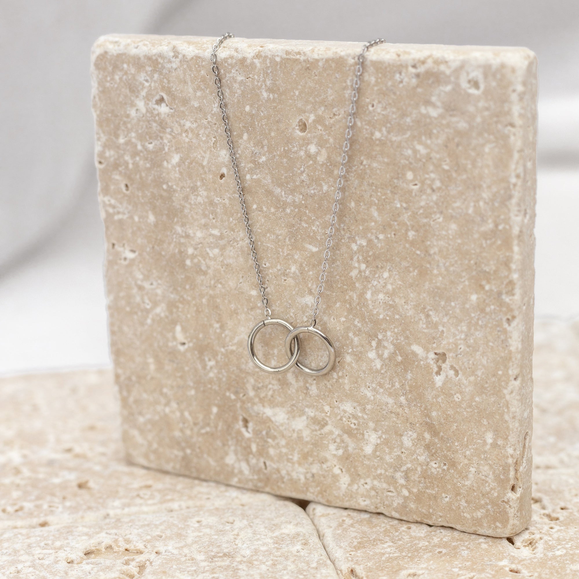 Perfect Timing Necklace 16", Sliver | ALCO Jewelry