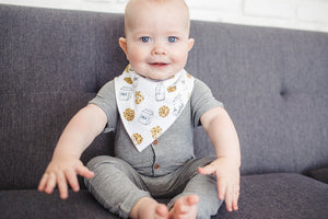 Bandana Bibs, Chip | Copper Pearl