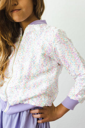 Unicorn Flip Sequin Jacket | Mila & Rose