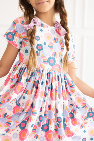Keep Growing Twirl Dress with Pockets, Short Sleeve | Mila & Rose