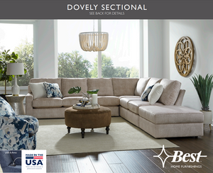 Dovely Customizable Sectional | Best Home Furnishings