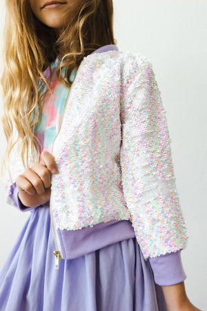 Unicorn Flip Sequin Jacket | Mila & Rose