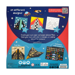 D.I.Y. Paper Air Planes Activity Kit, Set of 24 Designs | Crafts & Projects for Kids