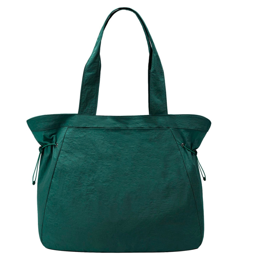Amelie's Water Repellent Nylon Tote, Dark Green | Ampere Creations